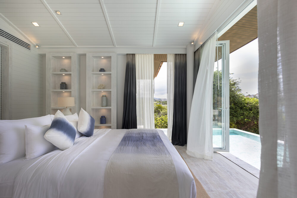 Cape Fahn Hotel pool villa bedroom